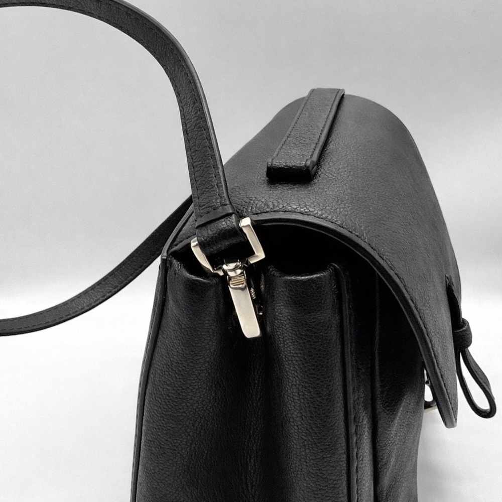 Kate Spade Black Pebbled Leather Satchel Top Handle Crossbody Bag - Picture 4 of 7